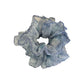 Gifty - Blue Wash Print Polyester Scrunchie Hair Tie