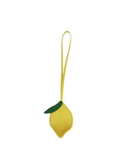 Keypus - Decorative Lemon Bag Charm with Strap Keychain