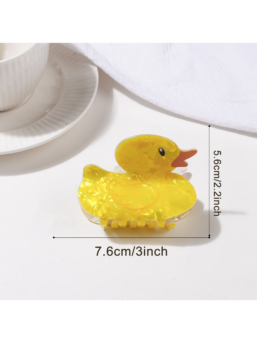Beau - Sweet PVC Novelty Shape Hair Claw Clip