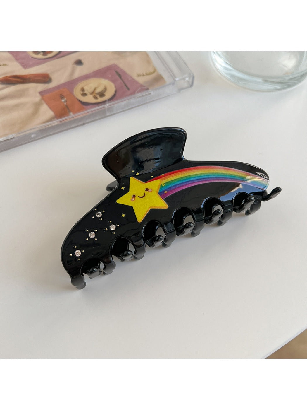 Beau - Rainbow Star Hair Clip