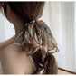 Gifty - Five Petal Flower Ribbon Hair Tie