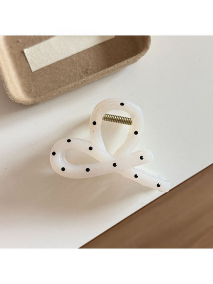 Beau - Polka-Dot Drip Glaze Hair Clip