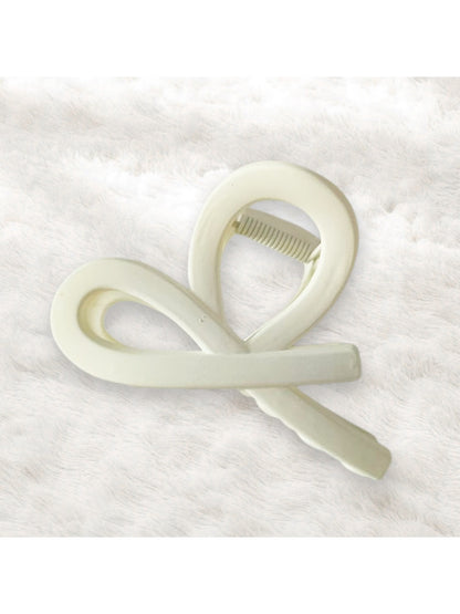 Beau - Twisted Hollow Plastic Modern Style Claw Clip