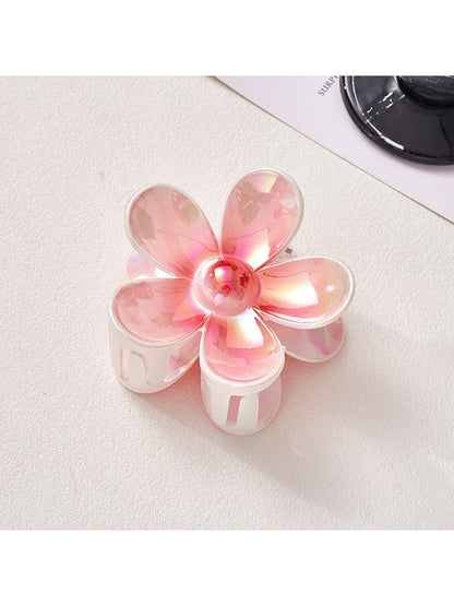 Beau - Iridescent Petal Flower Claw Clip
