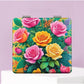Mirroray - Rose Print Foldover Portable Makeup Mirror