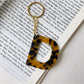 Keypus - Leopard Print Letter Keychain
