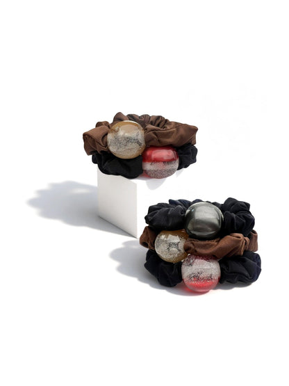 Gifty - Leopard Print Bead-Shaped Hair Tie