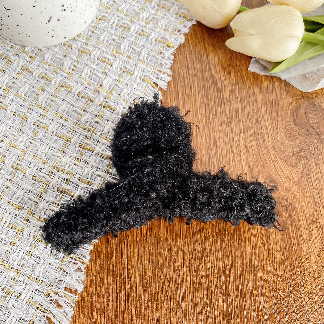 Beau - Soft Plush Pastel Elegant Claw Clip