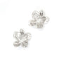 Earedge - Vintage Floral Alloy Plated Finish Earrings