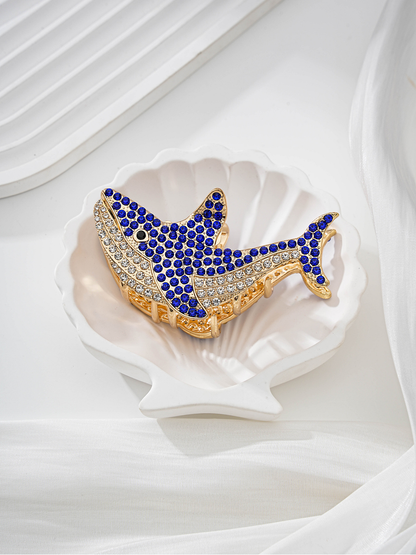 Beau - Ocean Whale Shape Alloy Hair Claw Clip