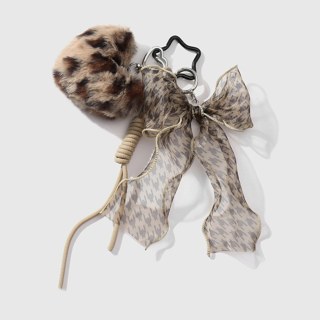 Keypus - Halloween Sheer Bow Cross Keychain
