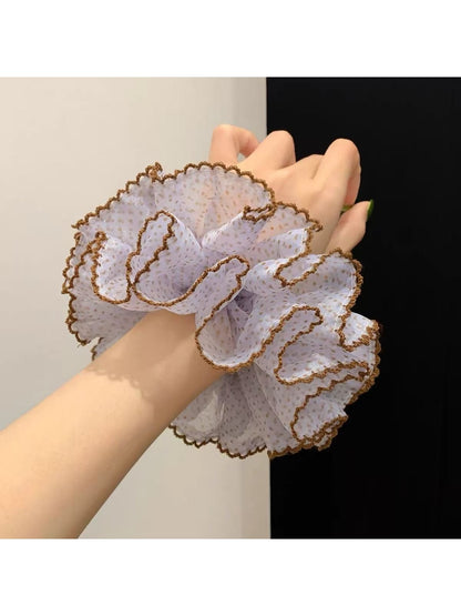 Gifty - Vintage Style Double-Layer Fabric Scrunchie