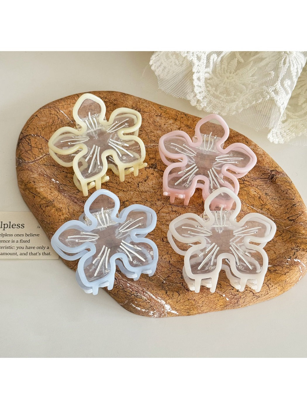 Beau - Acetic Acid Cherry Blossom Hairpin