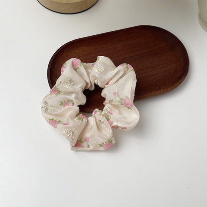 Gifty - Organza Embroidered Scrunchie