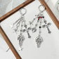 Keypus - Halloween Retro Skull and Cross Keychain