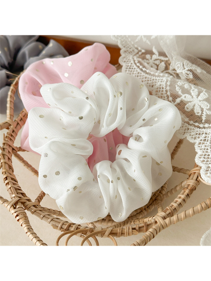 Gifty - Minimal Dot Elastic Hair Scrunchie