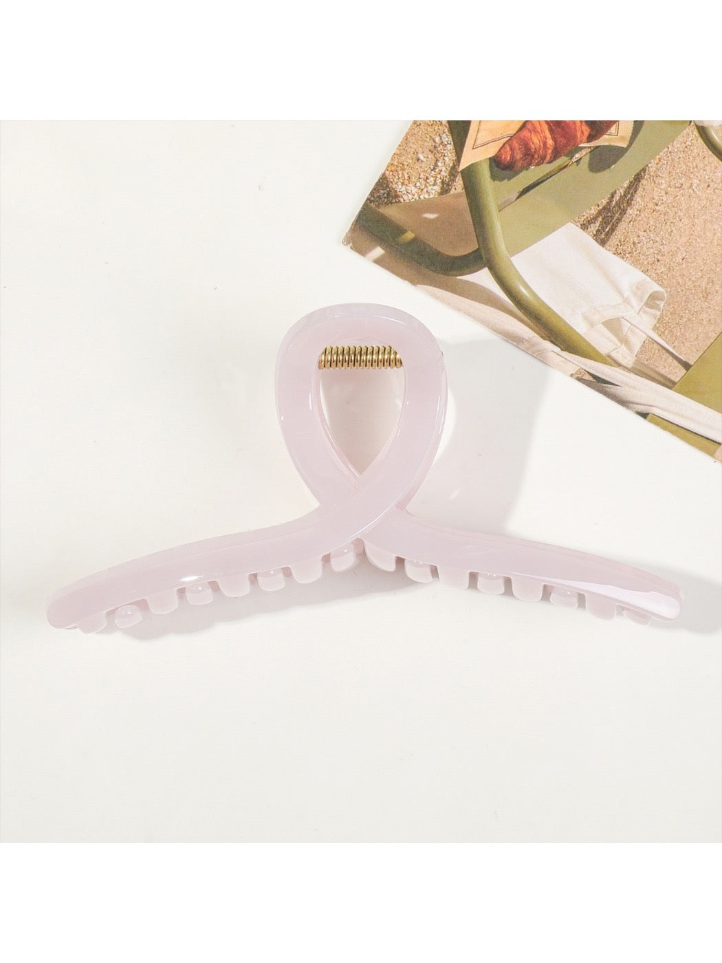 Beau - Jelly Spray Painted Shark Hair Clip