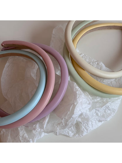 Gifty - Simple Irregular Edge PU Leather Headband