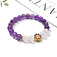 Lovra bracelet worn on wrist highlighting vintage floral design and bead arrangement