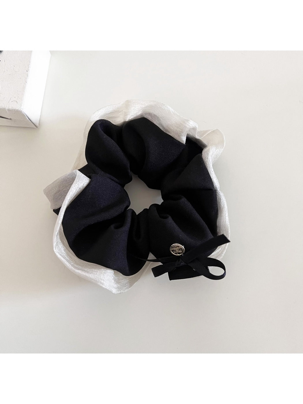 Gifty - Solid Color Bow Fabric Hair Ties