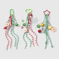 Keypus - Christmas Bell and Apple Charm Keychain
