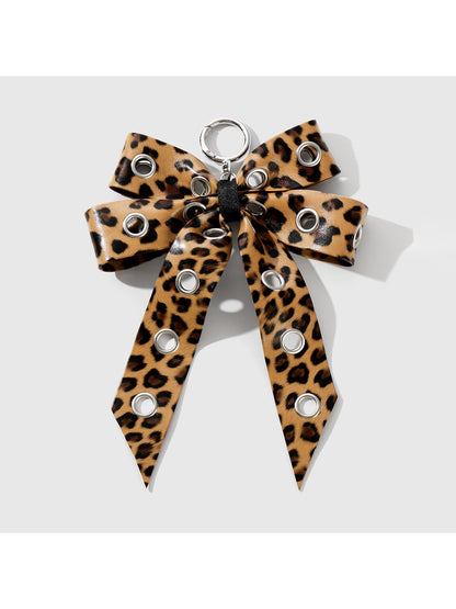 Keypus - Y2K Butterfly Bow PU Keychain Bag Charm