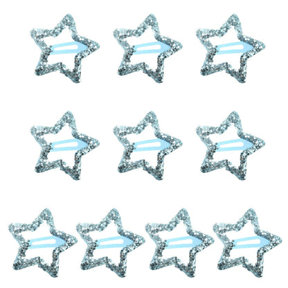 Beau - Sparkly Star Shape Alloy Hair Clip Set