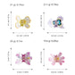 Beau - Sweet Floral Butterfly PVC Claw Hair Clip