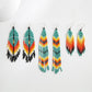 Earedge - Vintage Gradient Dangle Earrings