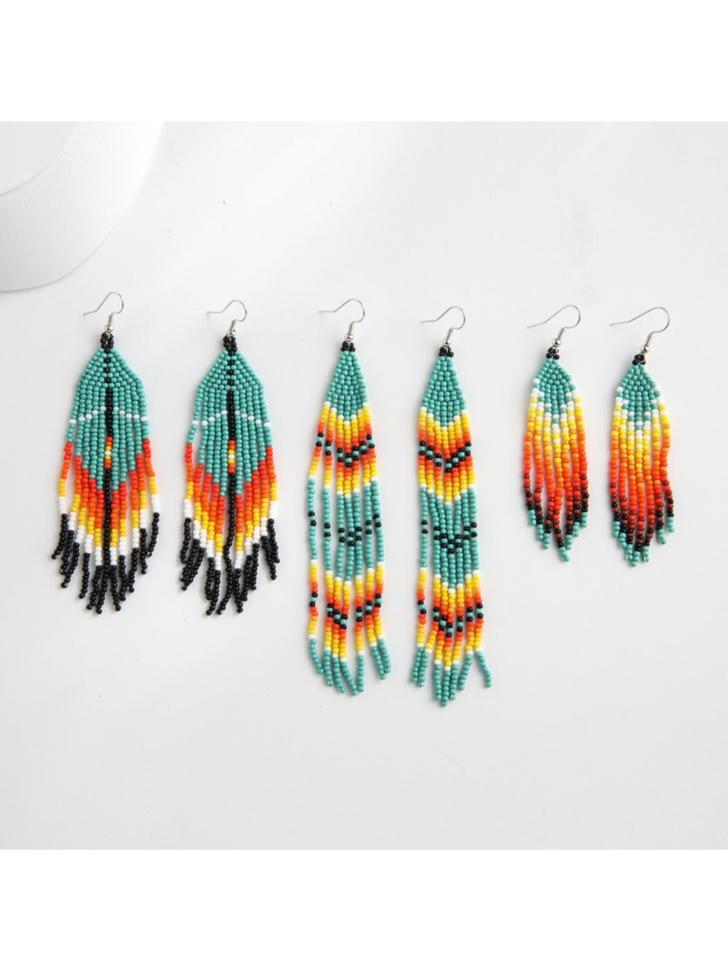 Earedge - Vintage Gradient Dangle Earrings