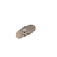 Beau - Oval Alloy Starfish Detail Side Hair Clip