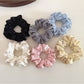 Gifty - Polka Dot Ruffled High Elastic Fabric Scrunchie