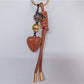 Keypus - Exquisite Heart Pendant Keychain