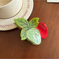 Beau - Cartoon Strawberry-shaped Acetate Hairpin