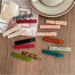 Beau - Simple Short Bar PVC Side Hair Clip Set