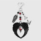 Keypus - Y2K Gothic Bat Coffin Wing Heart Keychain