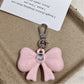 Keypus - Glossy Bow Acrylic Bag Charm Keychain