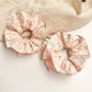Gifty - Double Layer Floral Print Polyester Scrunchie