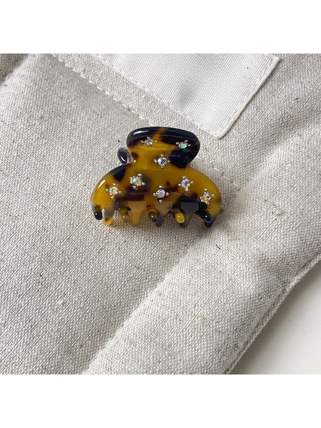 Beau - Small Half Moon Hair Claw Clip