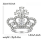 Brovia - Rhinestone Crown Alloy Fashion Brooch