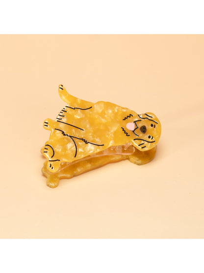 Beau - Cute Yellow Dog Hair Clip