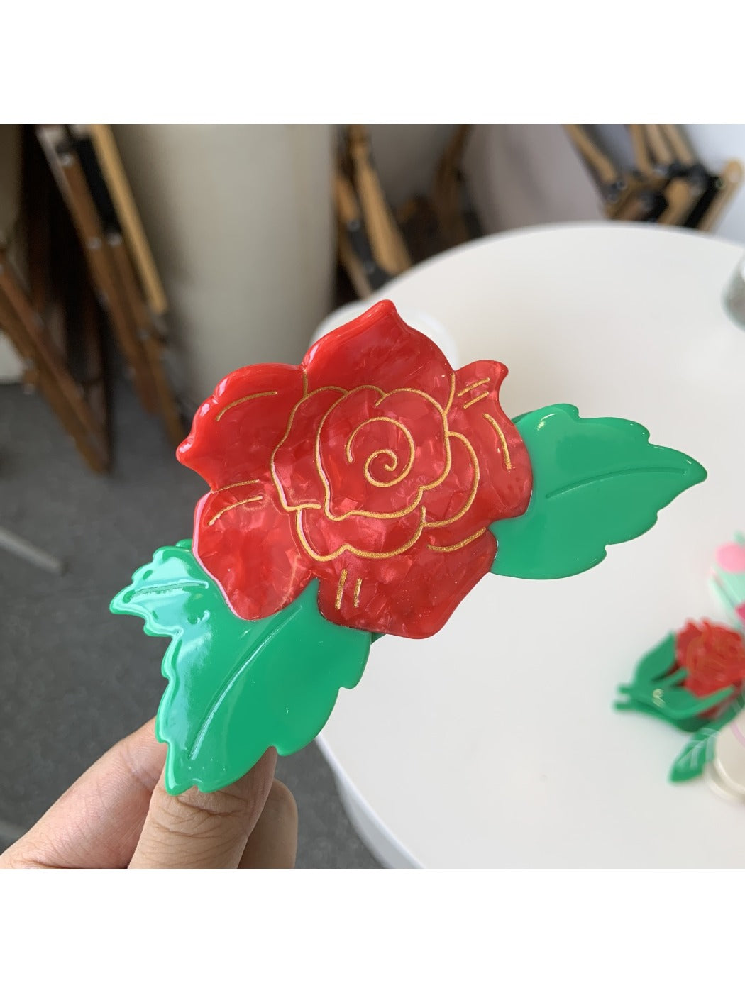 Beau - Cute Flower Hair Clip Acetate