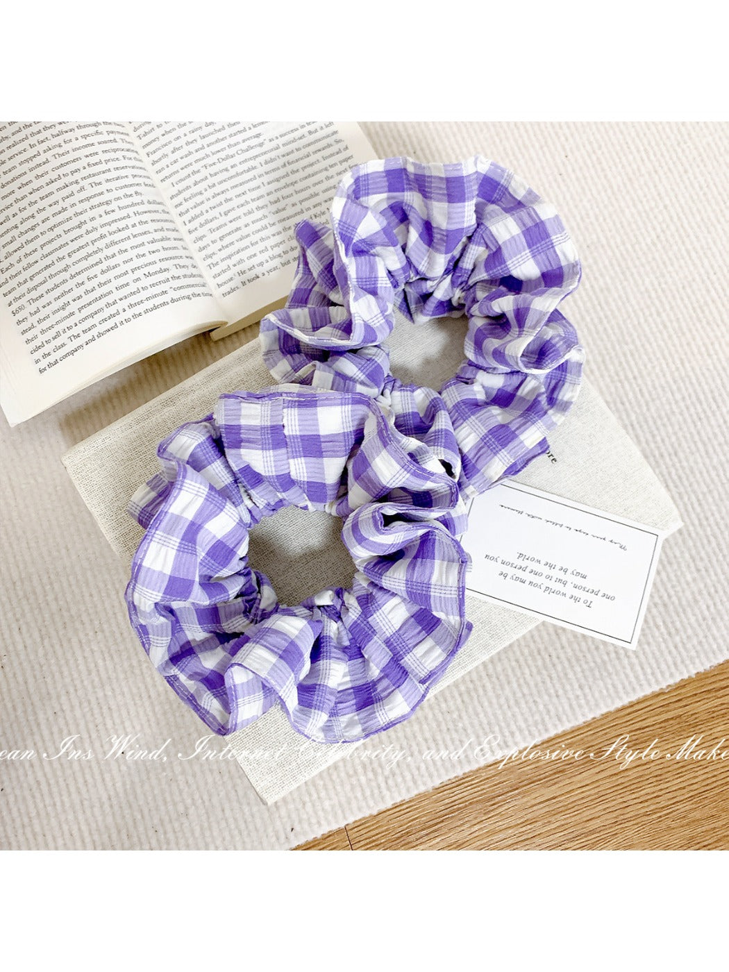 Gifty - Sweet Plaid Hair Loop