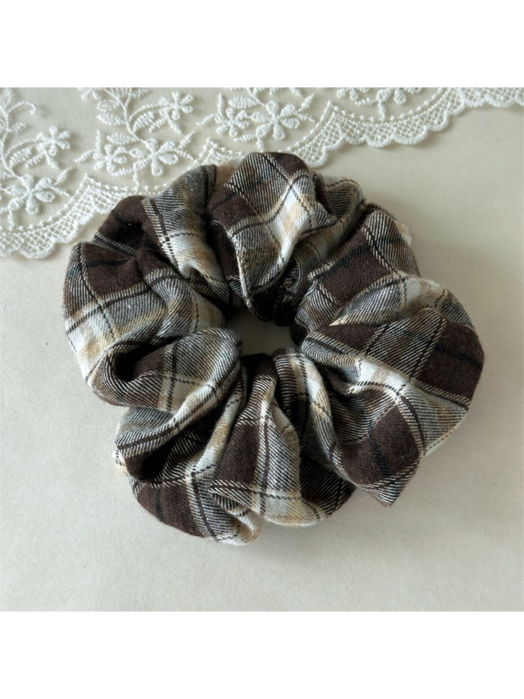 Gifty - Cute Vintage Plaid Hair Ties