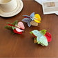 Beau - Cartoon Strawberry-shaped Acetate Hairpin