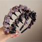 Gifty - Irregular Beaded Sheer Fabric Headband
