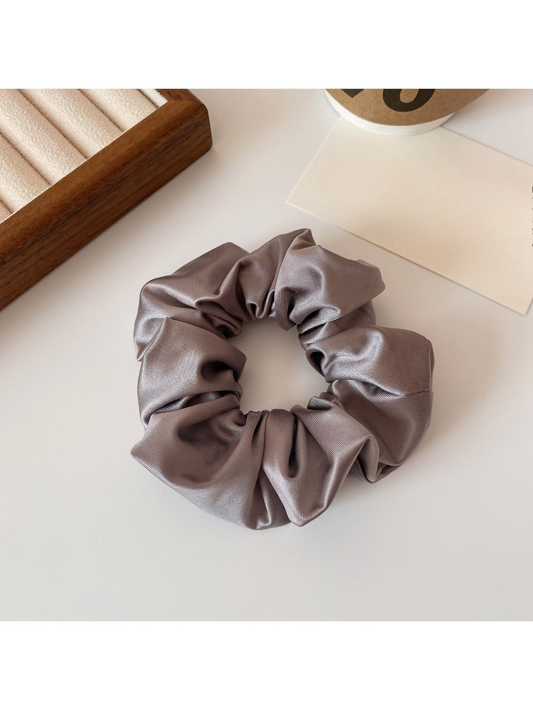 Gifty - Fashionable Satin Scrunchie Hair Tie