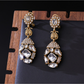Earedge - Vintage Geometric Openwork Stud Earrings