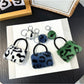 Keypus - Mini Leopard Print Bag Charm Keychain
