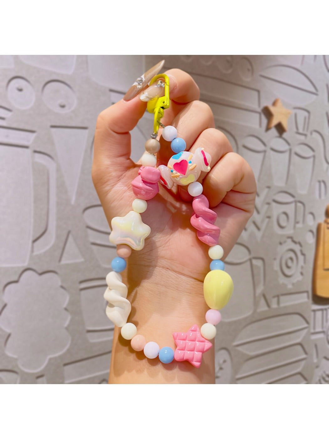 Keypus - Cute Heart-Shaped Star-Shaped Keychain